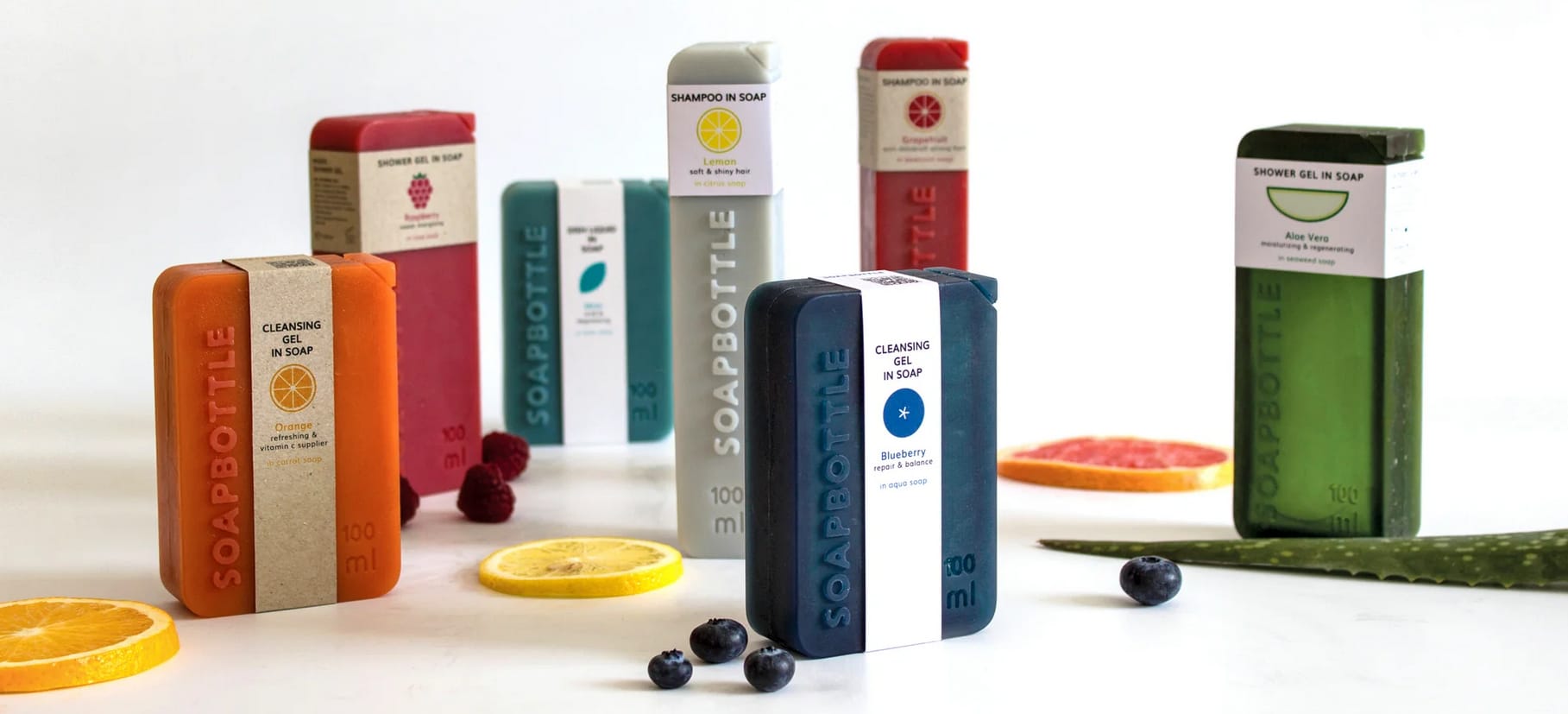 Unique product packaging example: Brand packaging made out of soap