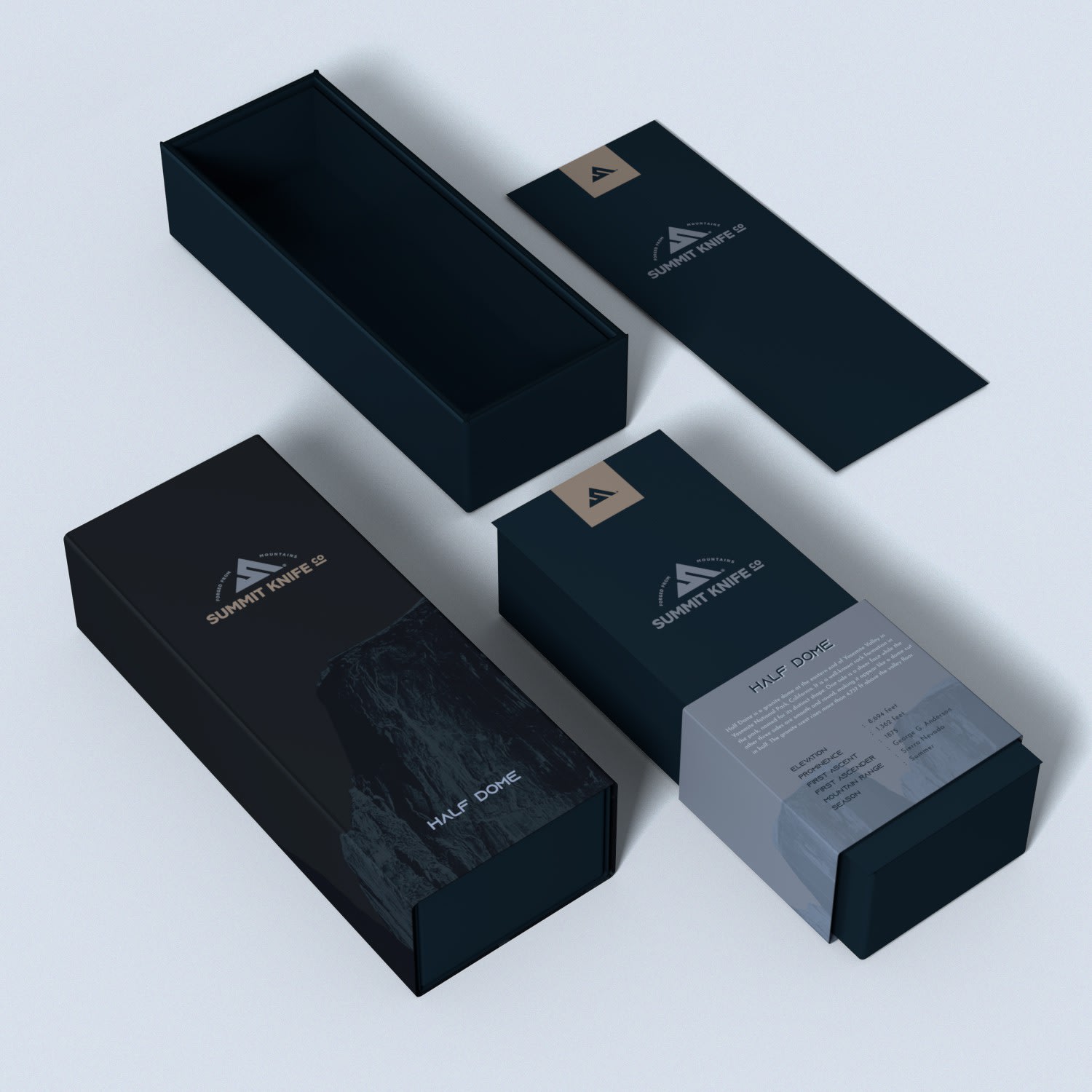 An example of a product with great packaging: Premium brand packaging design that conveys the luxurious vibe of the brand