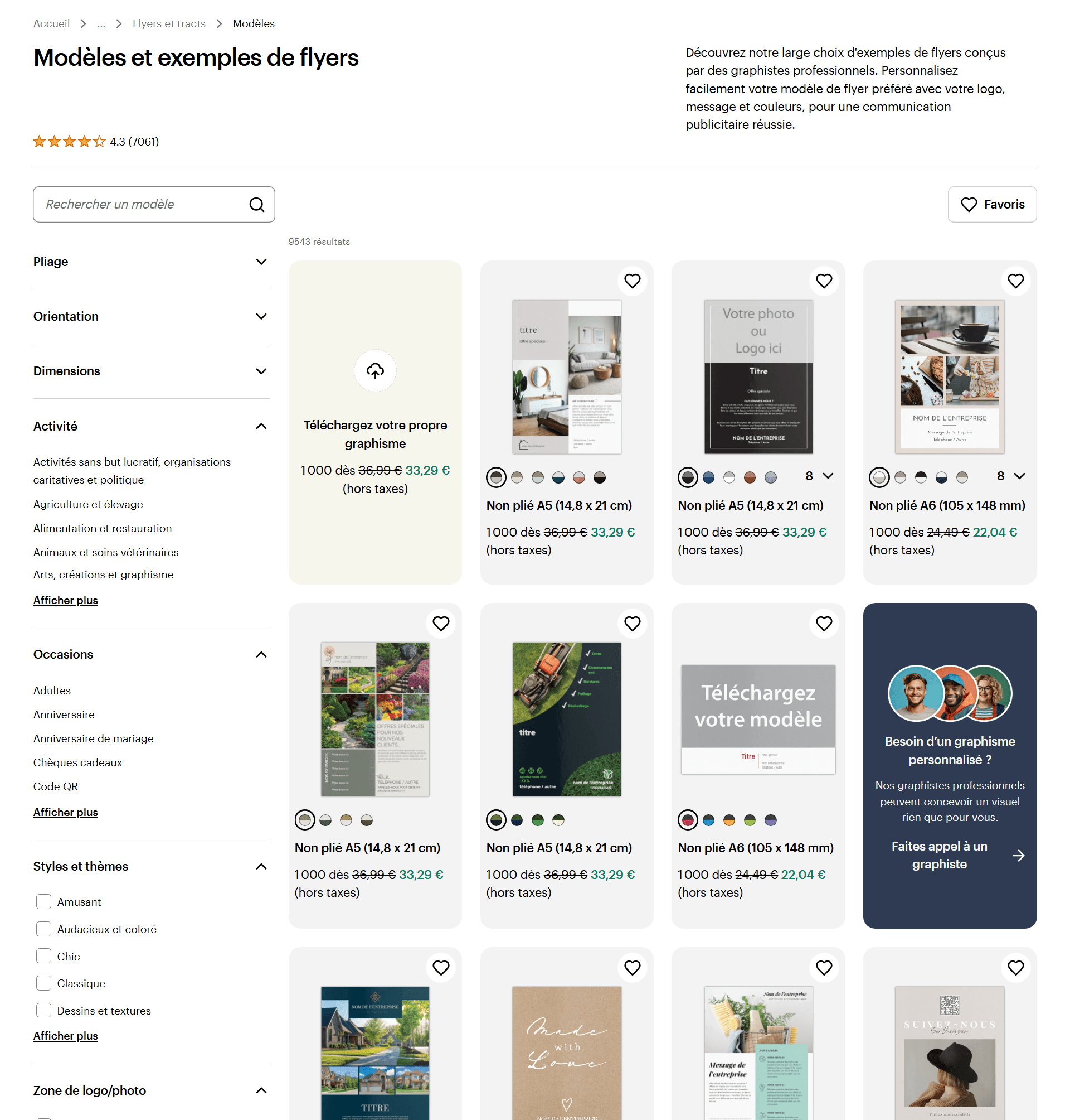 Comment créer un flyer sur VistaPrint.