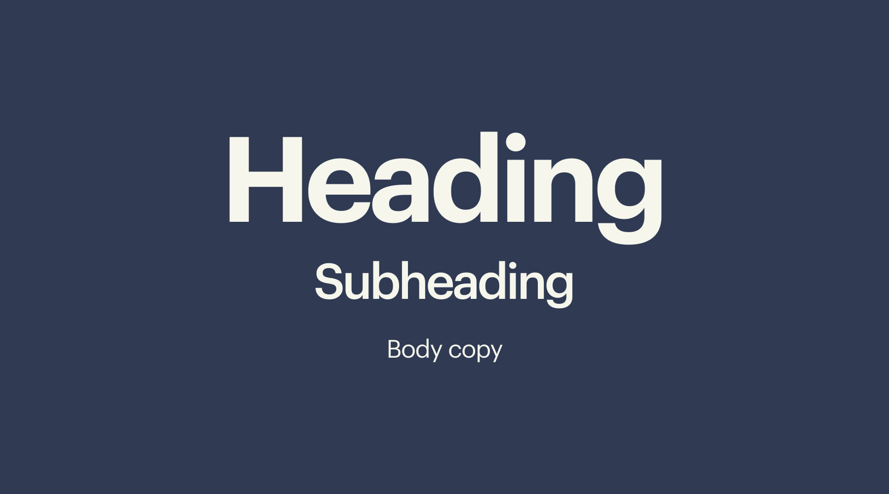 Principles of design: Typography