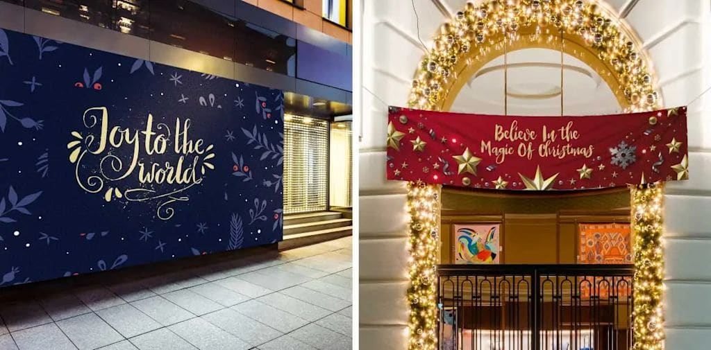 Christmas signs that spread festive spirit