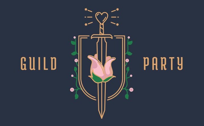 Dagger pierces through pale pink rose