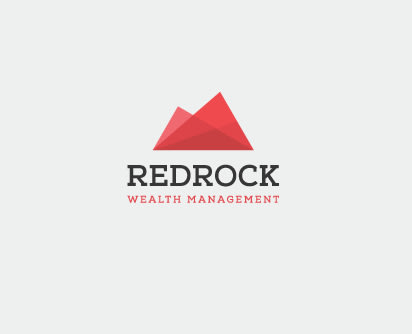 Mountain silhouette in simple logo design