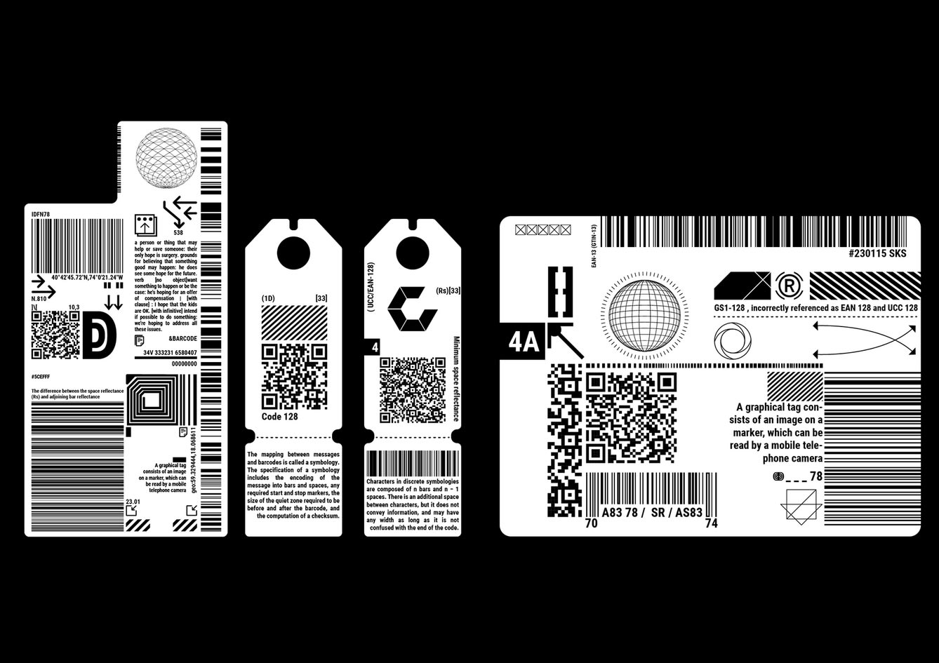 Micro-Industrial graphic design trend 2026 label design