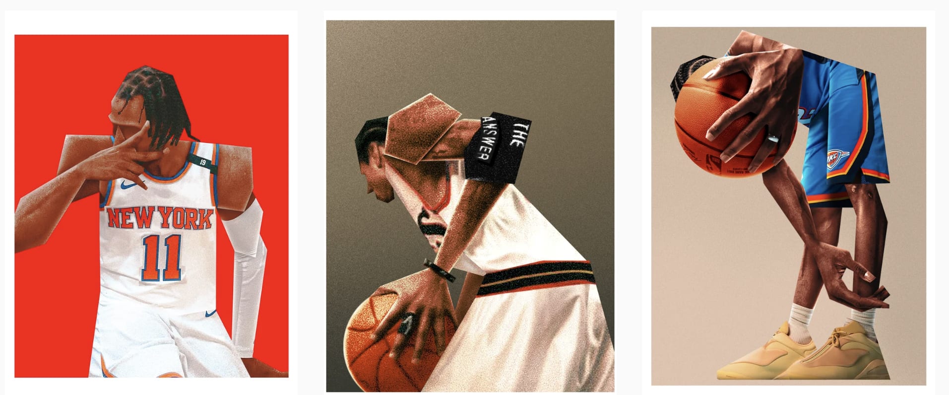 The Distorted Cut graphic design trend 2026 portrait illustration