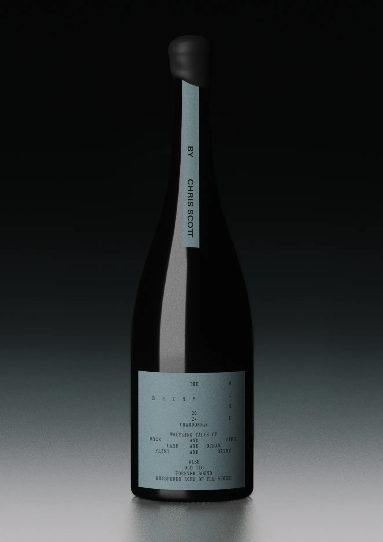 Copy-centric wine label design with storytelling elements, an example of the Narrative Pop packaging trend 2026