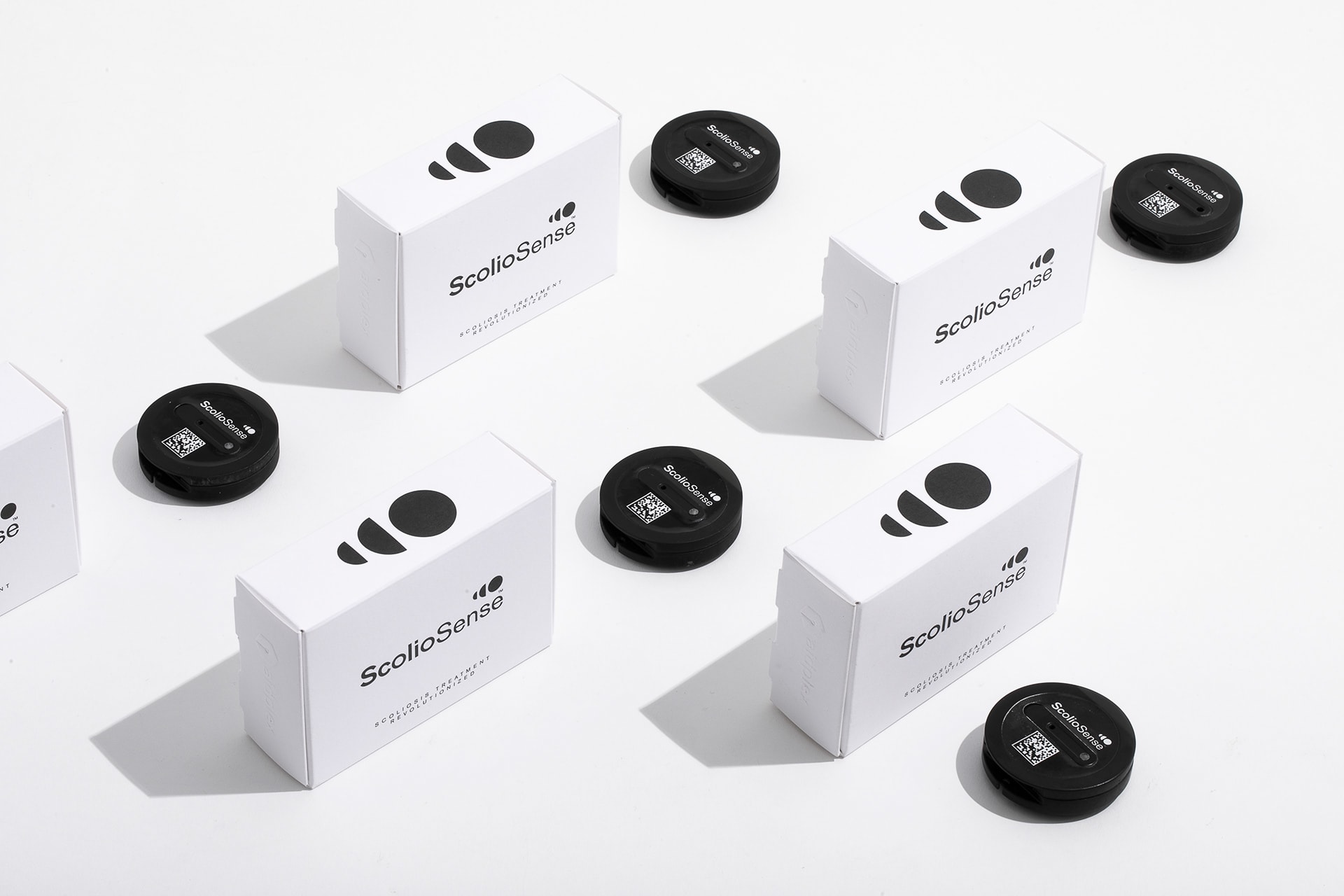 Black and white product packaging with clean typography, an example of the Ultra-Clean Industrial packaging trend 2026
