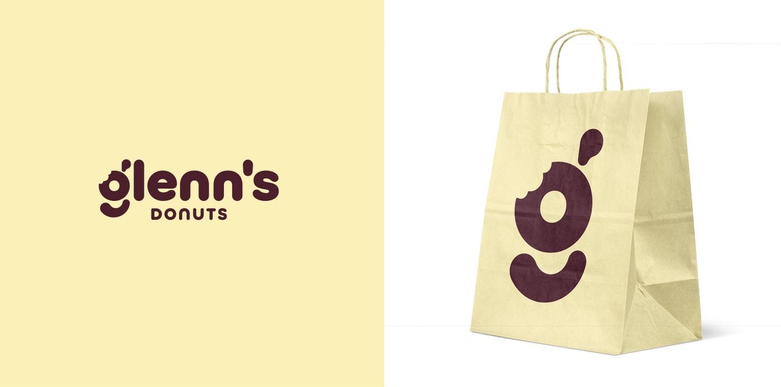 Donut brand toasty logo design