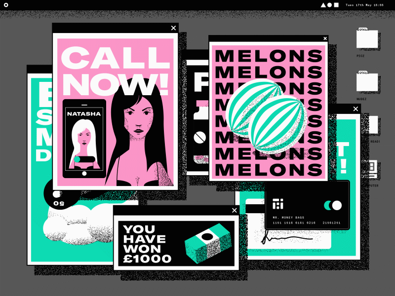 Dial-up Delight web design trends 2026 with animated graphics