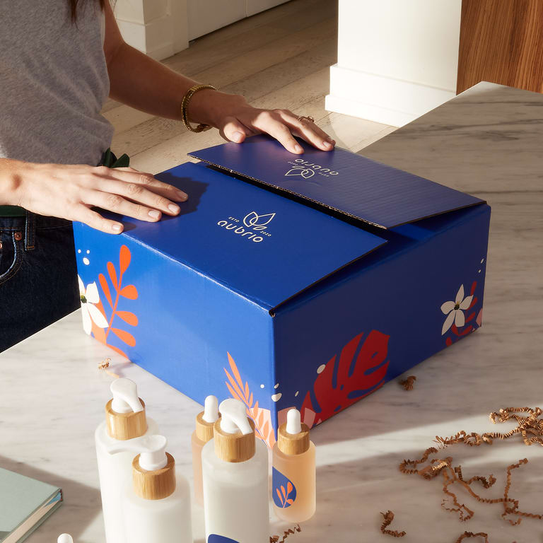 Shipping box packaging cost and design with tape