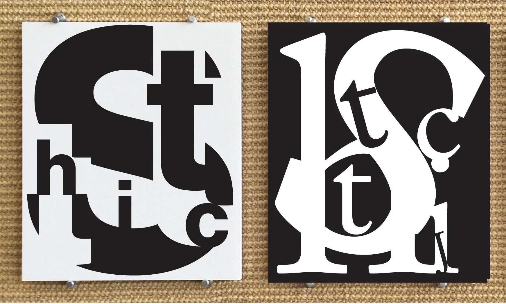 Serif and sans serif donut shop banner