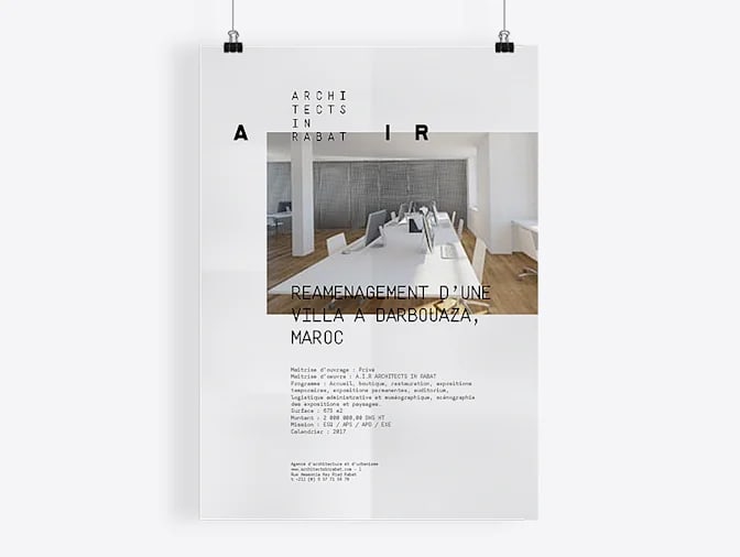 Branding design examples using typographic branding