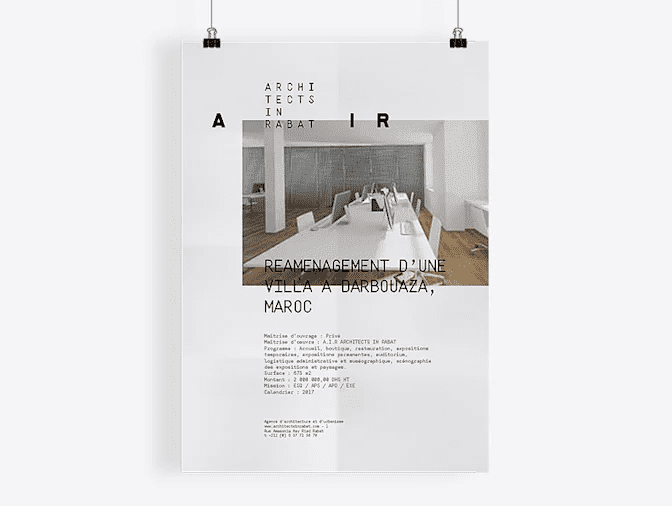 Branding design examples using typographic branding