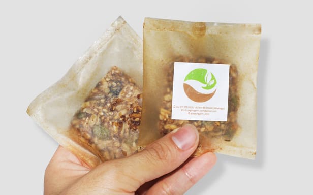 innovative packaging design materials like seaweed