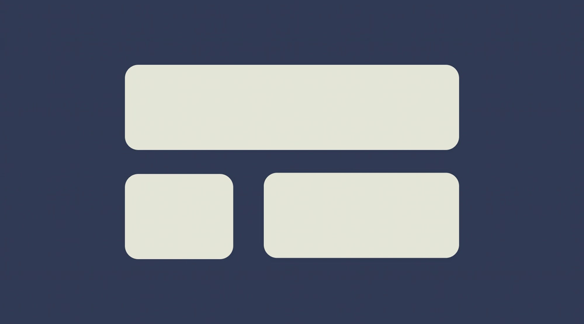 Graphic illustrating the graphic design layout principle of white space
