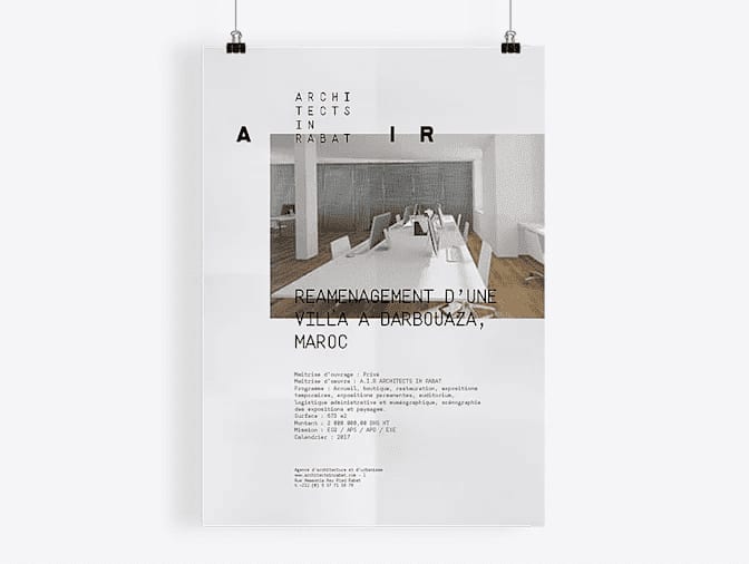 Branding design examples using typographic branding