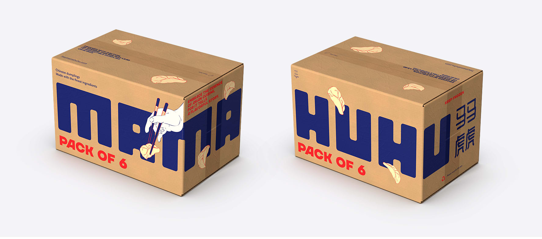 Brand style guide example for a Chinese food brand