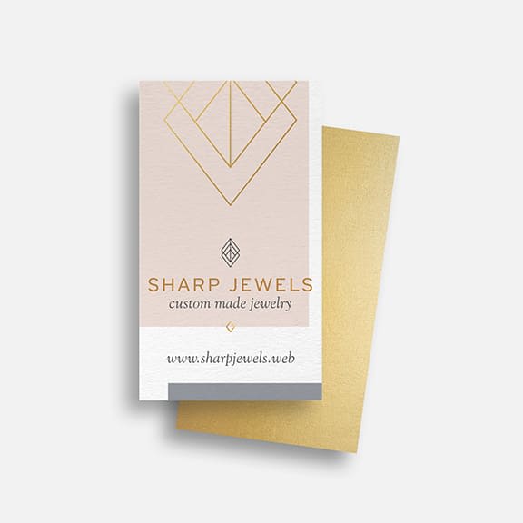 Jewelry business card idea