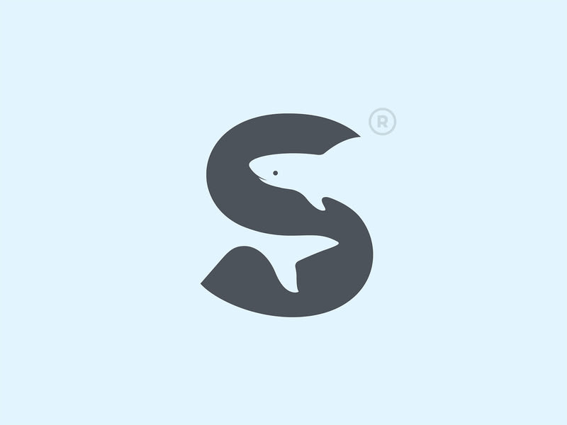Negative space pictorial type of logo