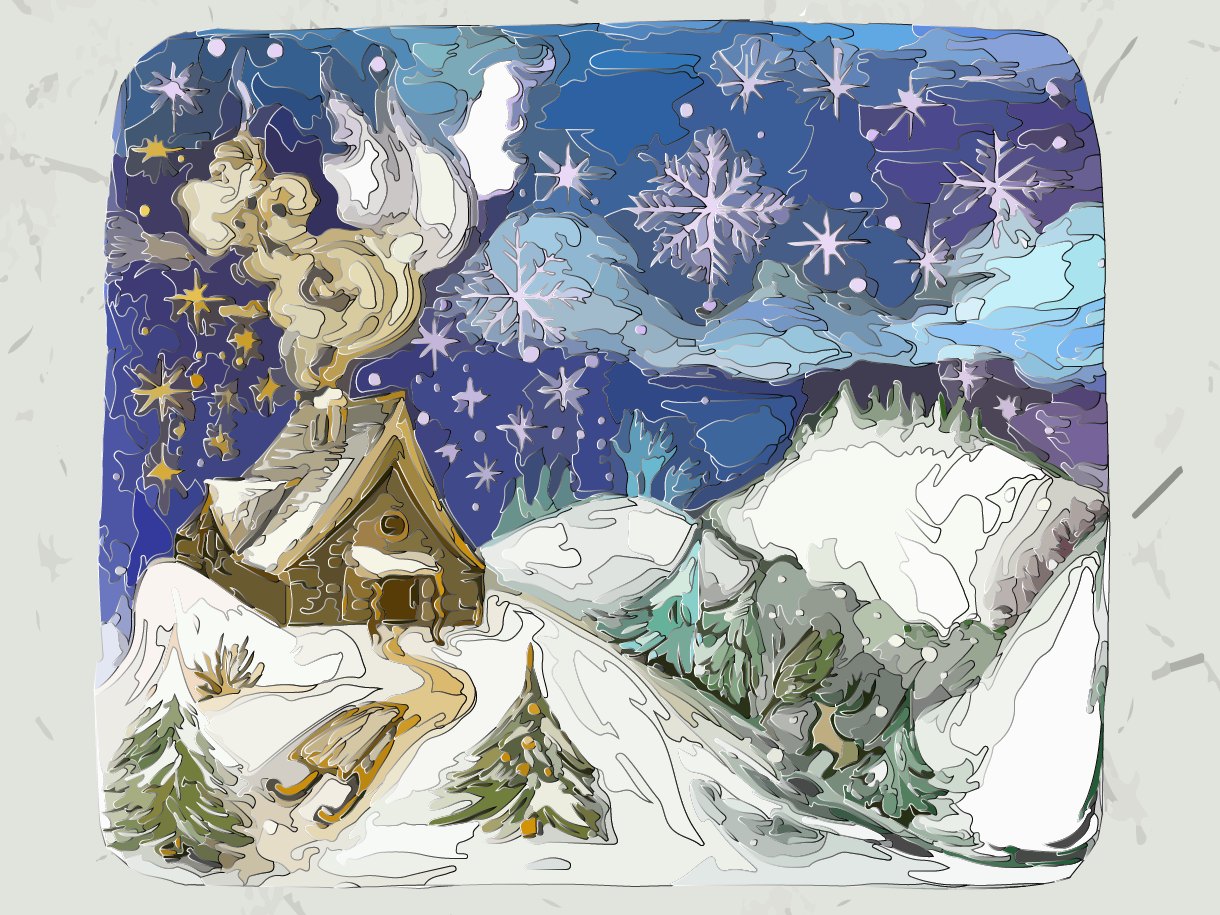 Artsy christmas card designs