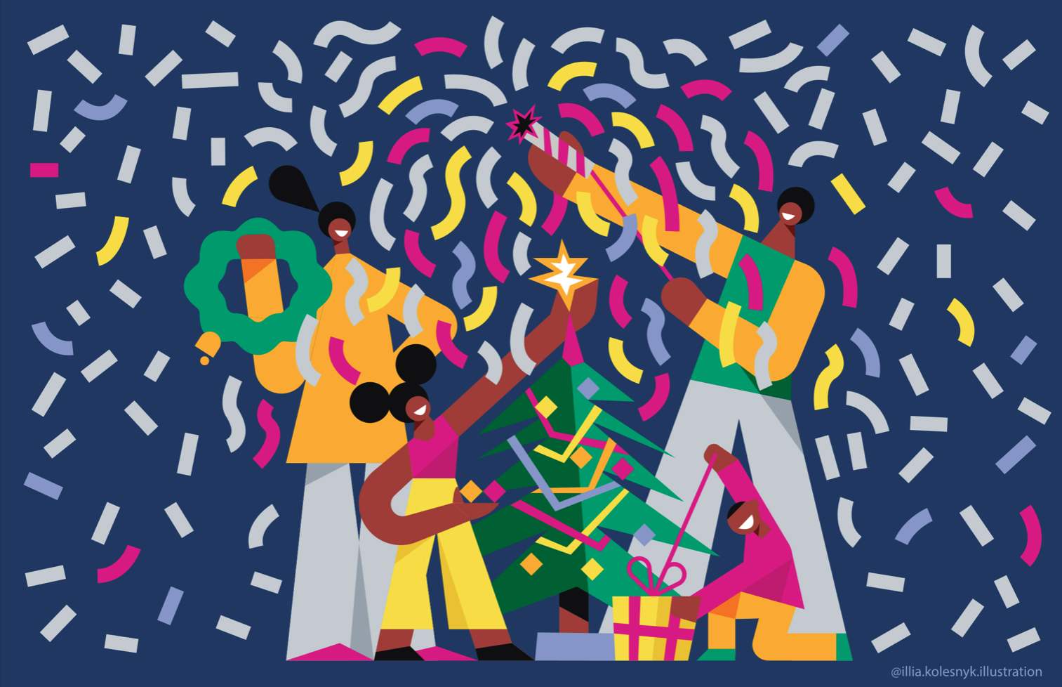 Modern christmas card designs