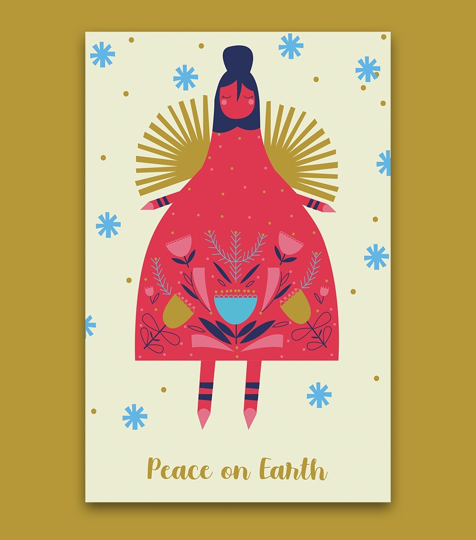 modern christmas card designs