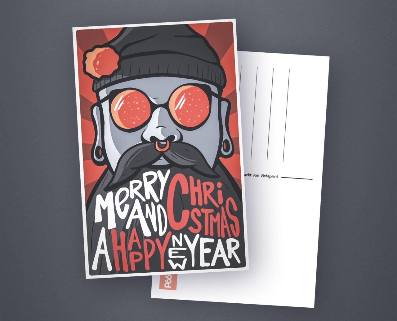 Edgy and cool Christmas Card designs
