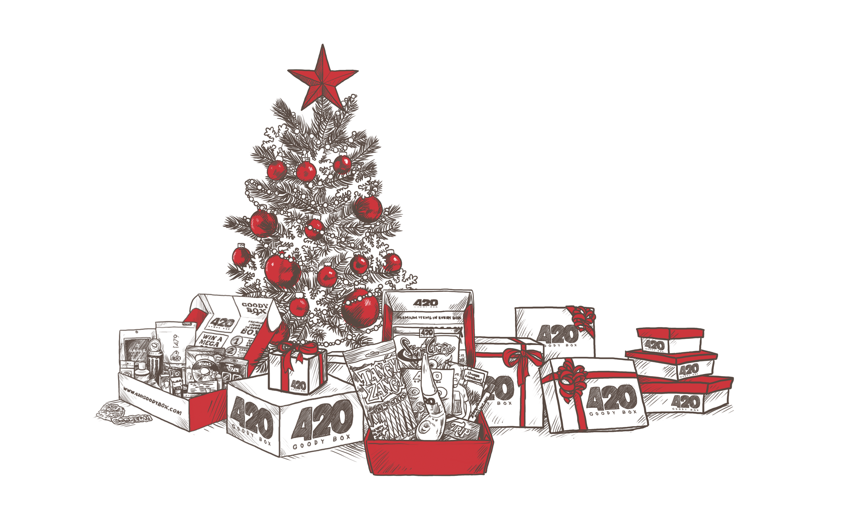 Custom holiday cards: the business logo as a the gift