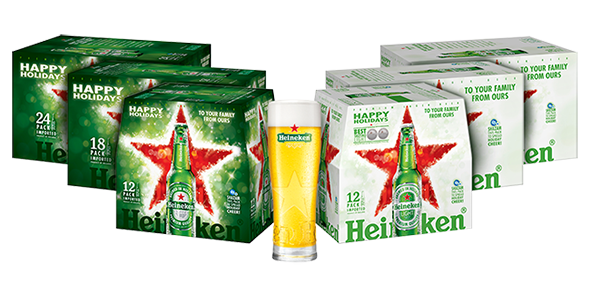 Heineken 2016 holiday packaging