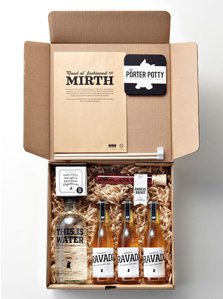 Manic holiday packaging design