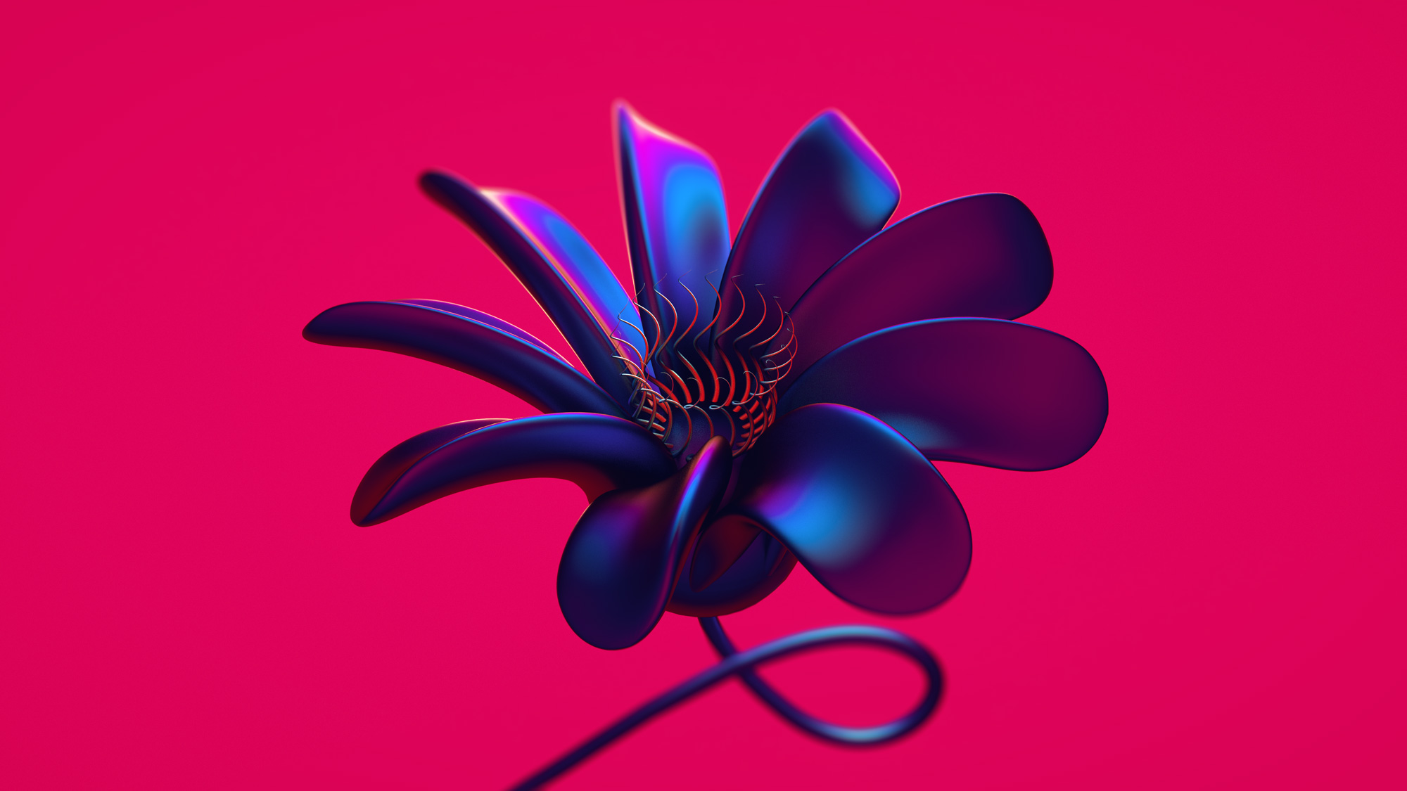 An example of the 3D hyper-surrealism 2024 design trend