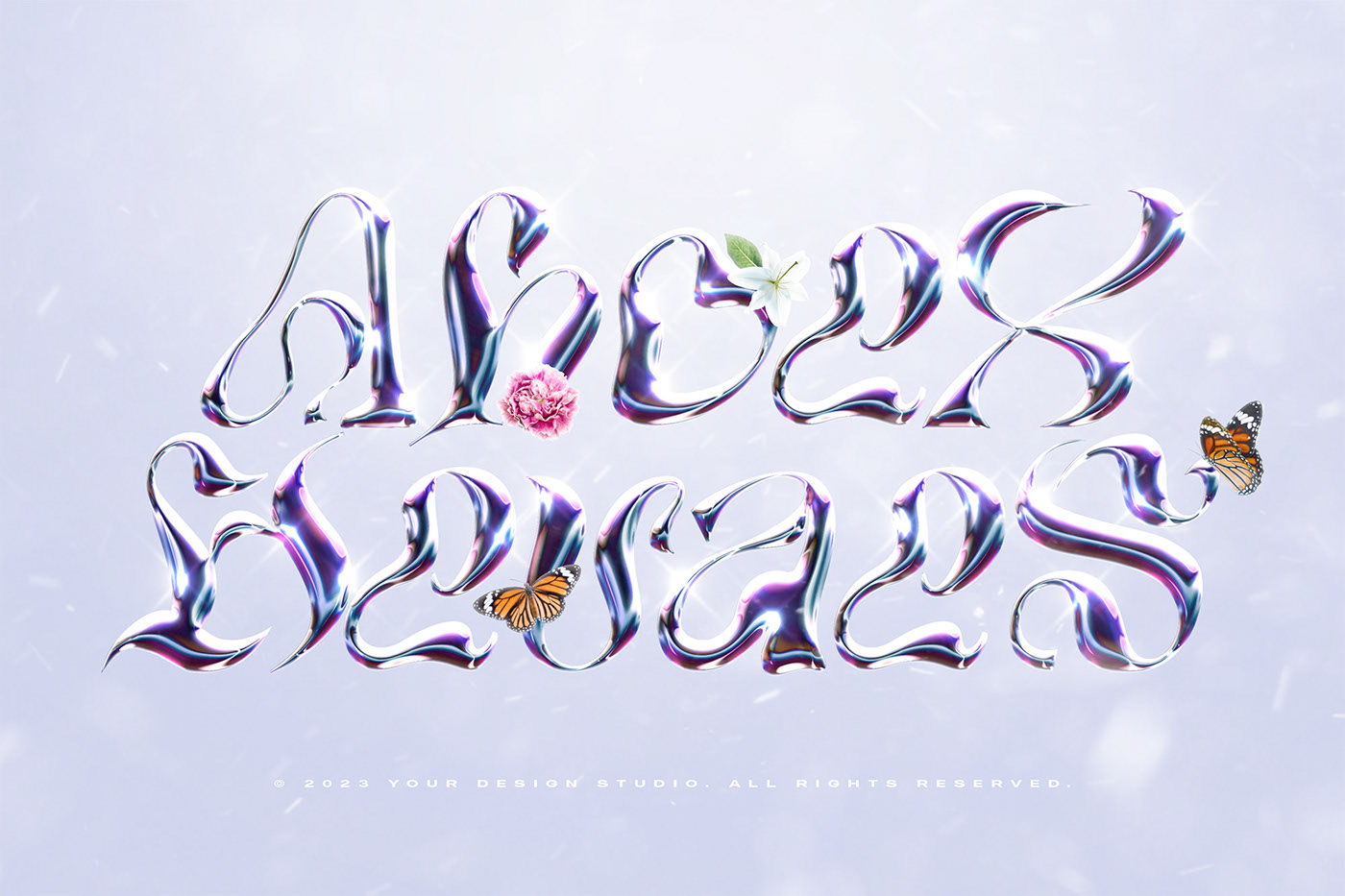An image of a logo design demonstrating the abstract psychedelia trend.