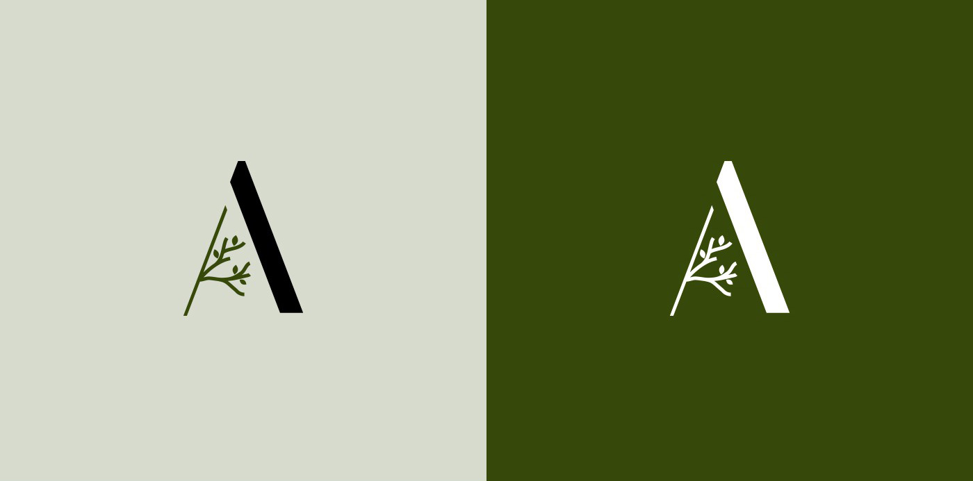 An image of the logo design for Ananda Residences, demonstrating the eco-modern logo trend.