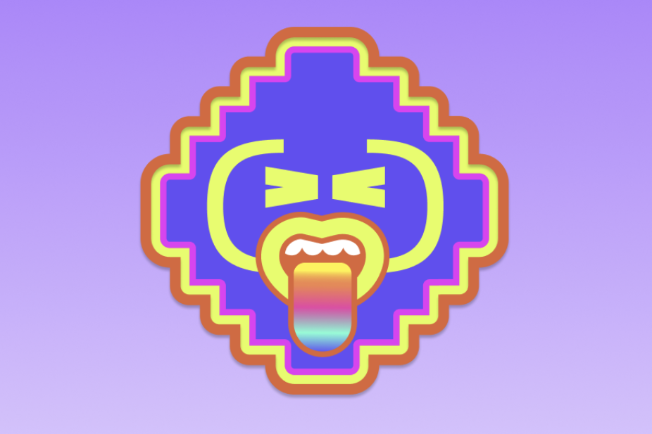 Emoji design showing bright bubblegum color trend