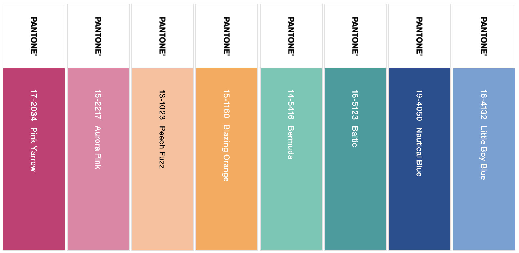 Pairings 2024 Pantone Color of the Year Palette