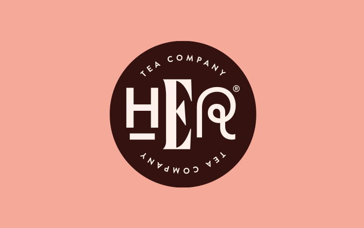 Letterform abstraction font design for a typography logo