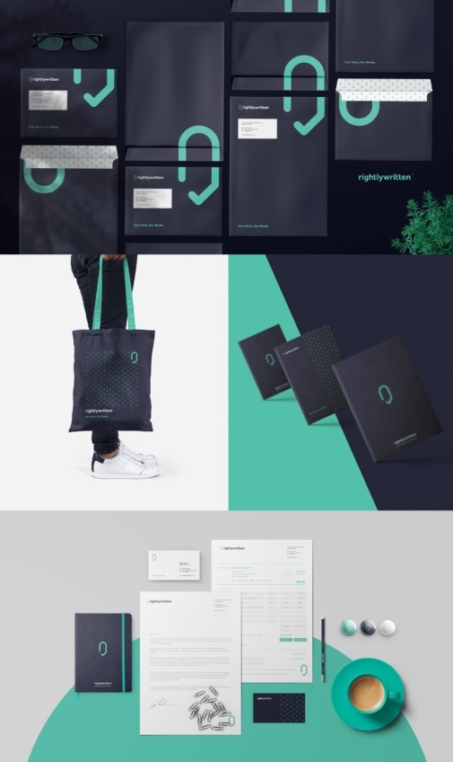 Simple Modern Brand identity design