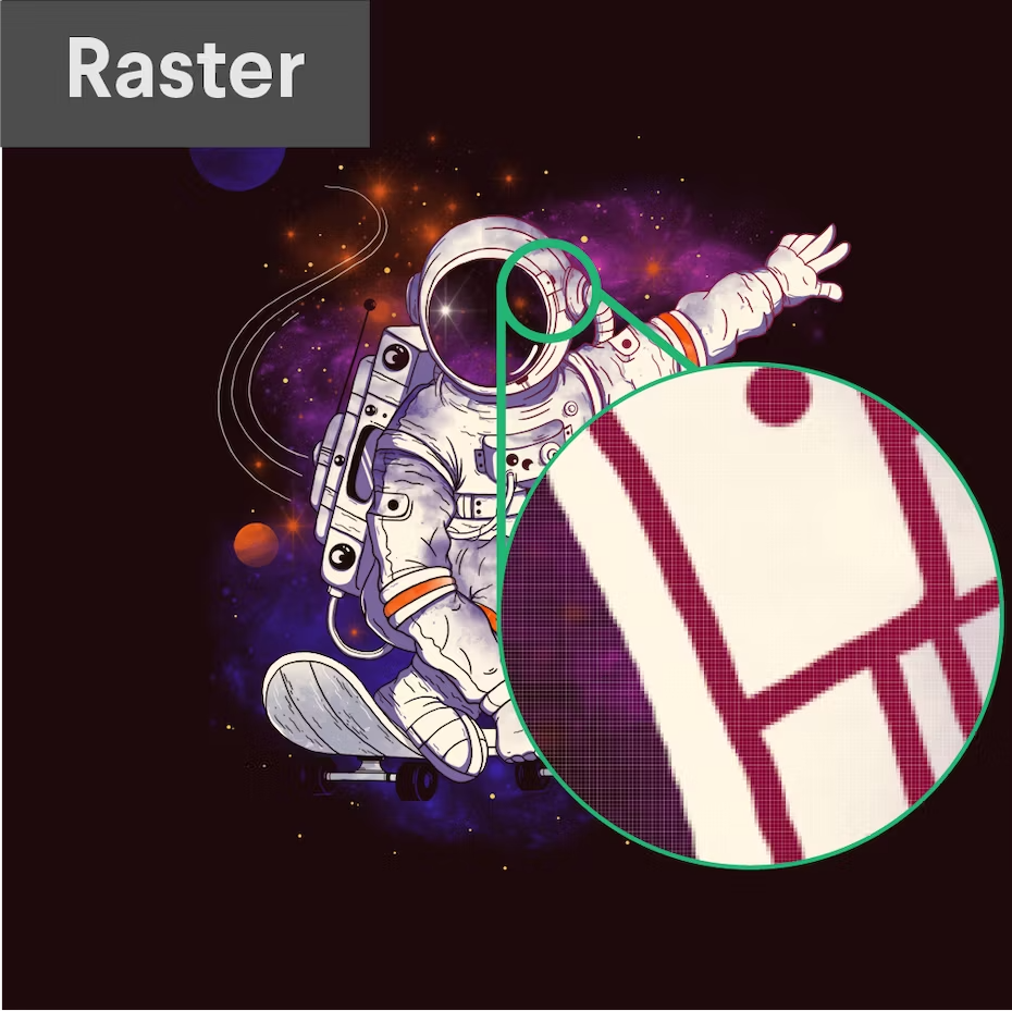 Example of a raster image