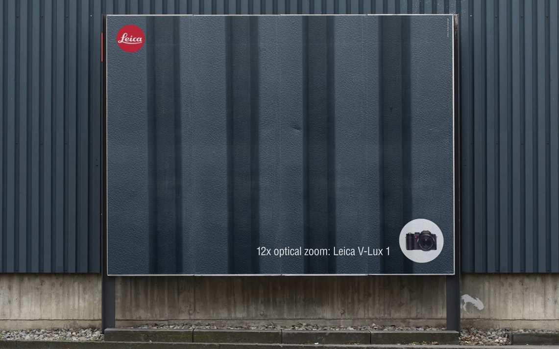 A McDonalds billboard with a digital clock on it