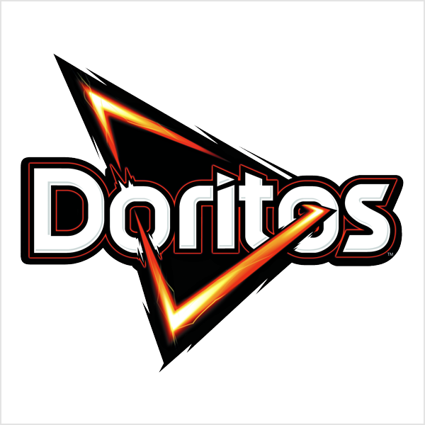 Doritos chips orange and white logo