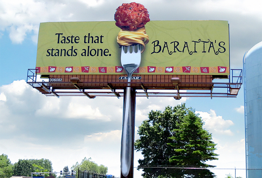Baratta’s billboard