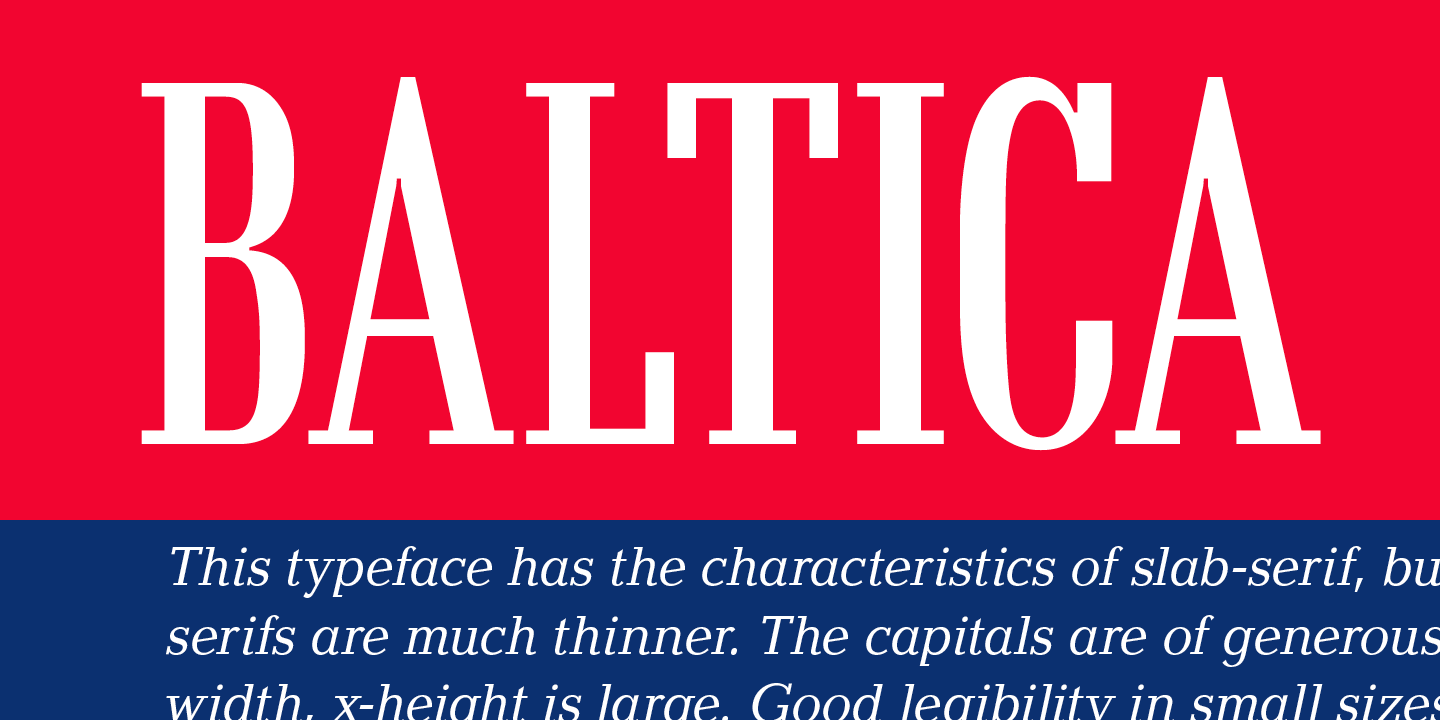 example of baltica text