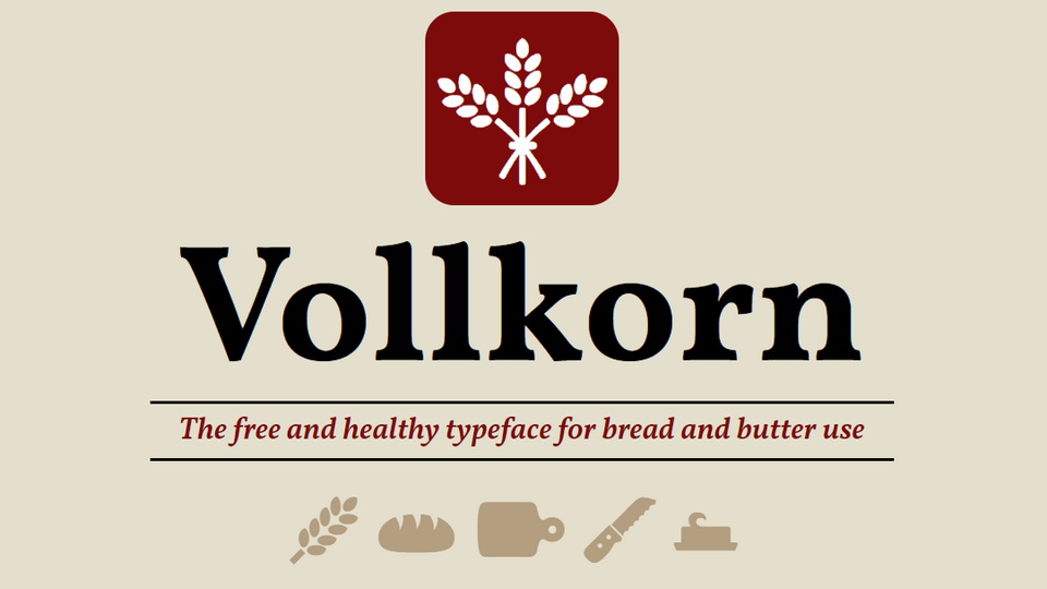 vollkorn font logo