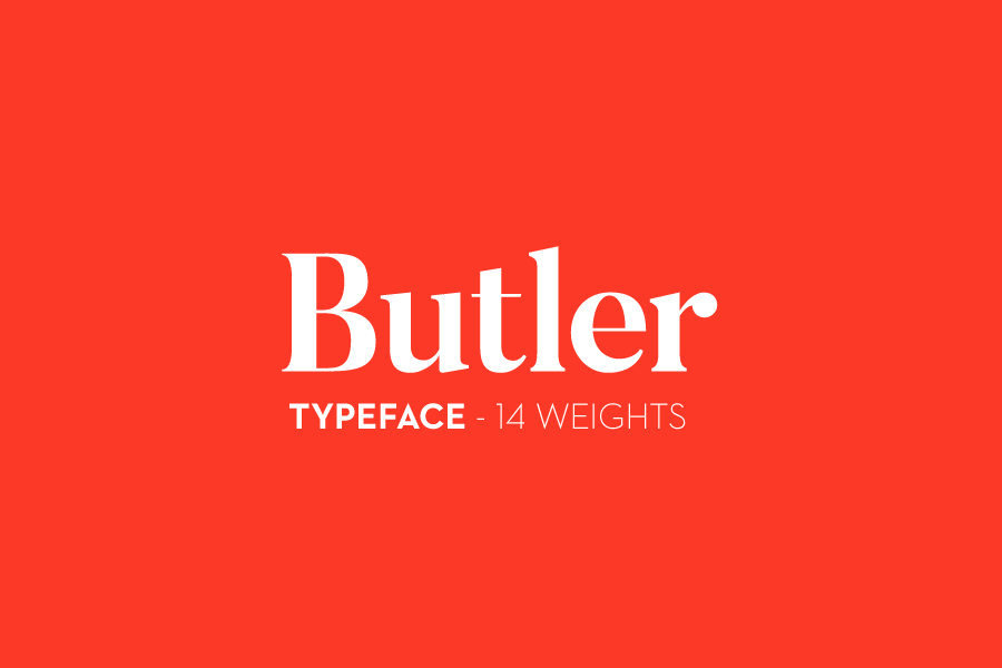 butler font logo