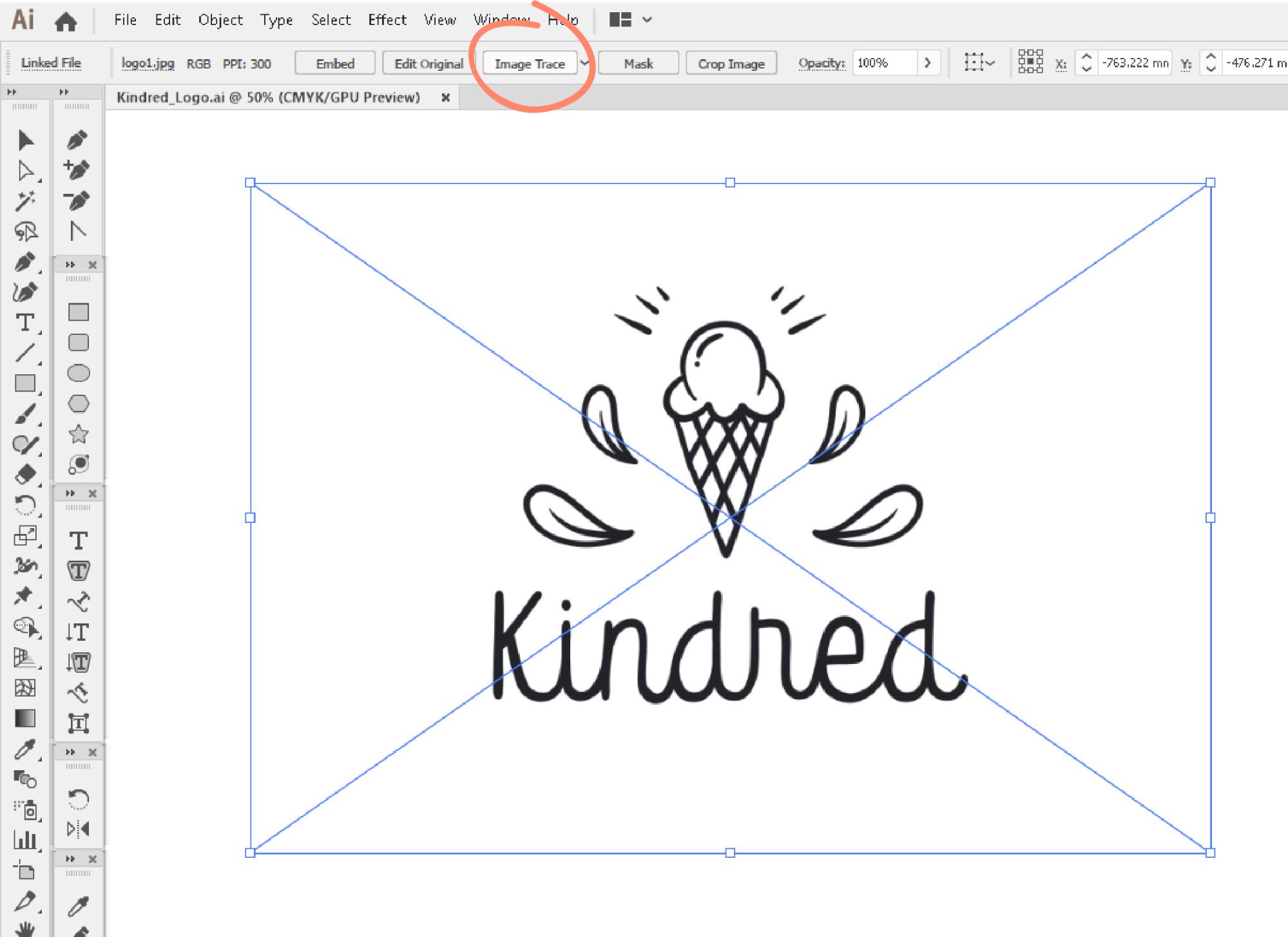 How to create a logo in Illustrator and set up a workspace