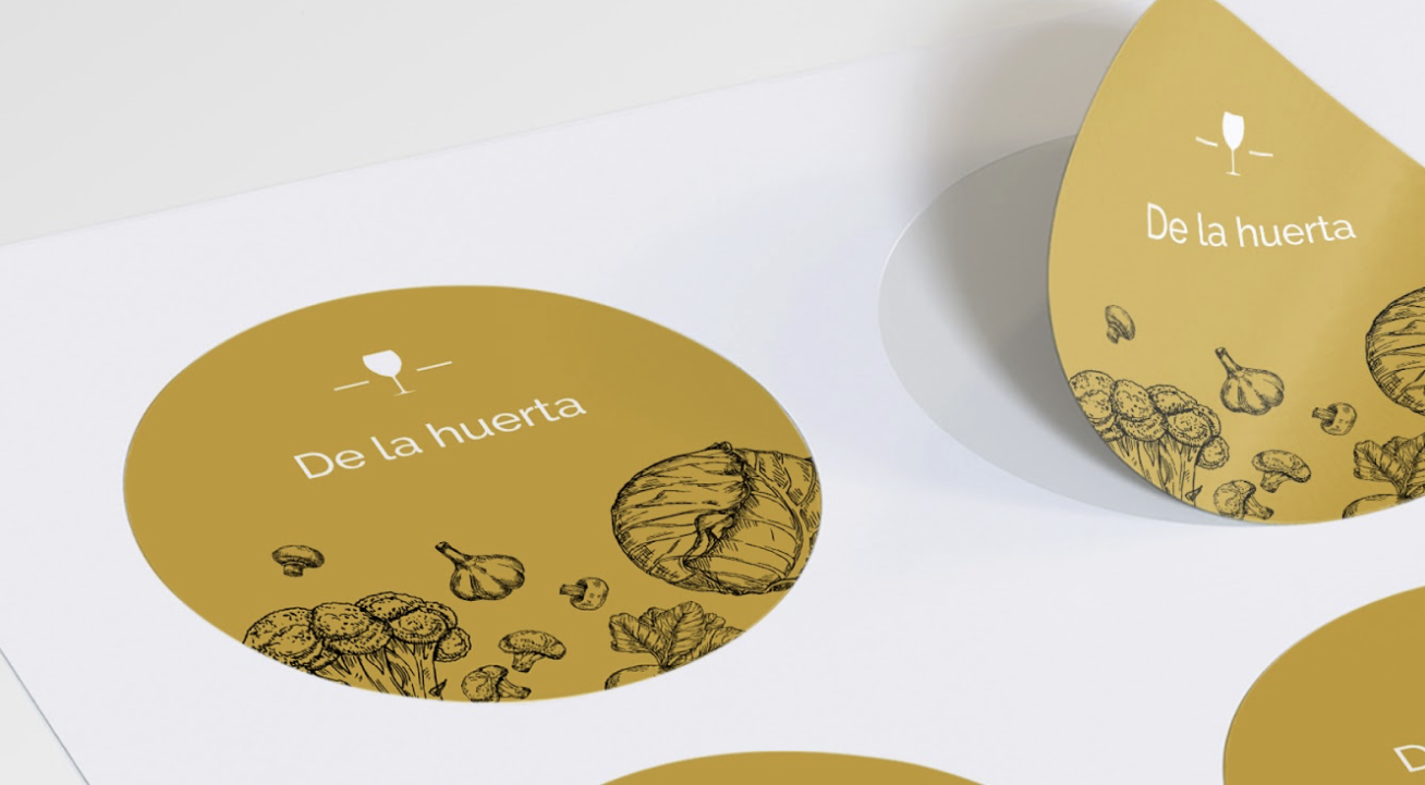 Matte-finish stickers