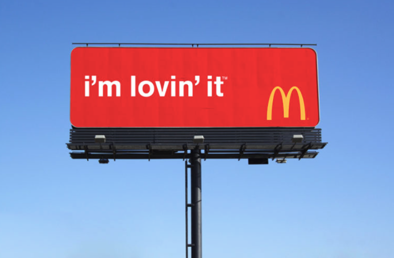I’m Love It McDonalds billboard