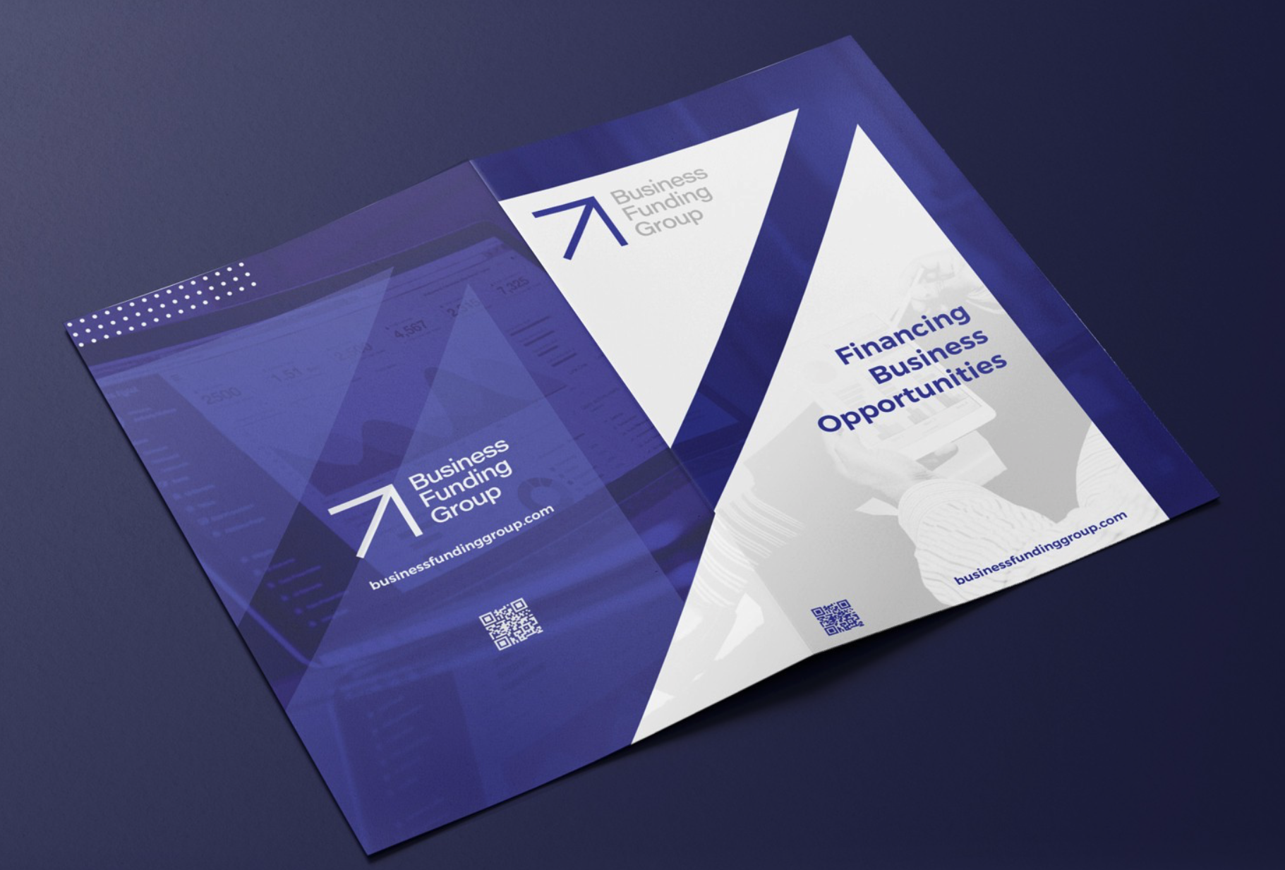 Minimalist brochure design example