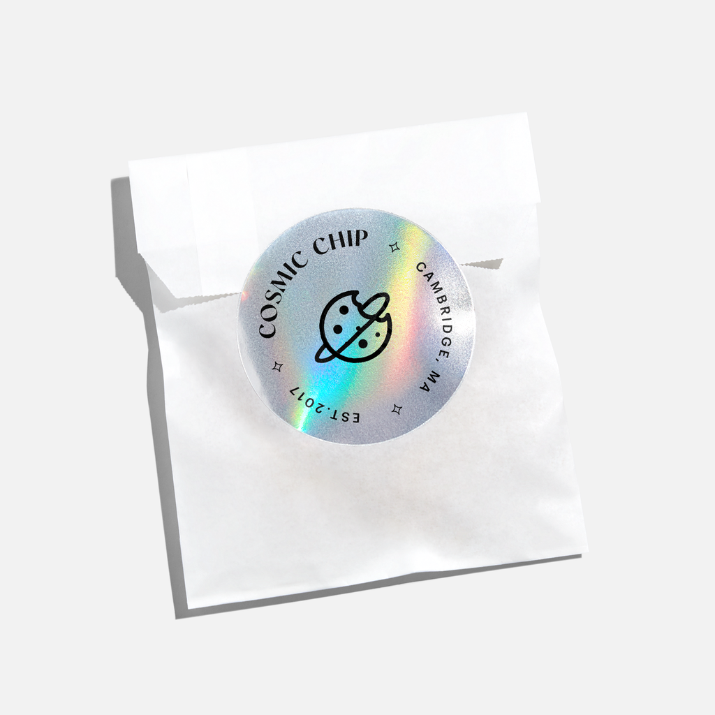Holographic sticker idea