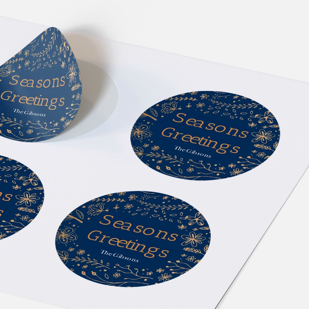 Holiday stickers